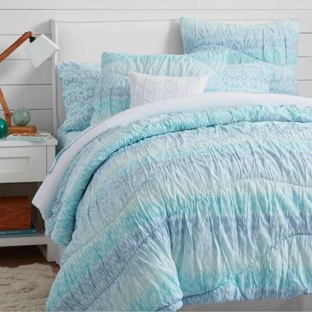 Pottery Barn colab‎ w Kelly Slater NWT teen  Blue & white organic pillow sham